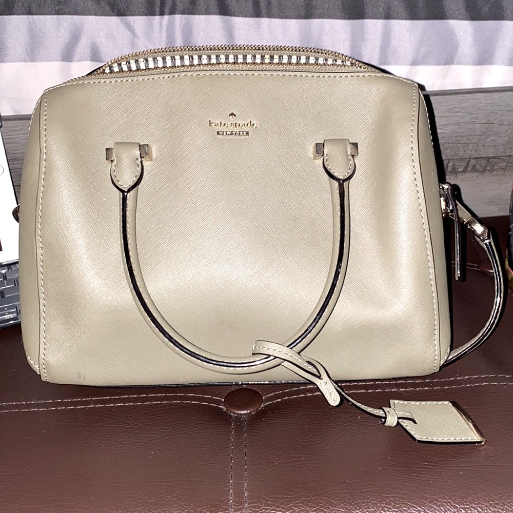 Kate Spade olive green crossbody bag